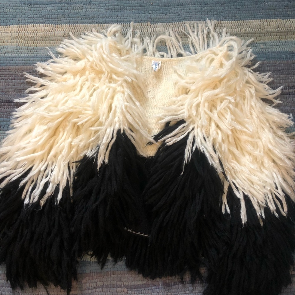 Andi Bagus plush shag jacket